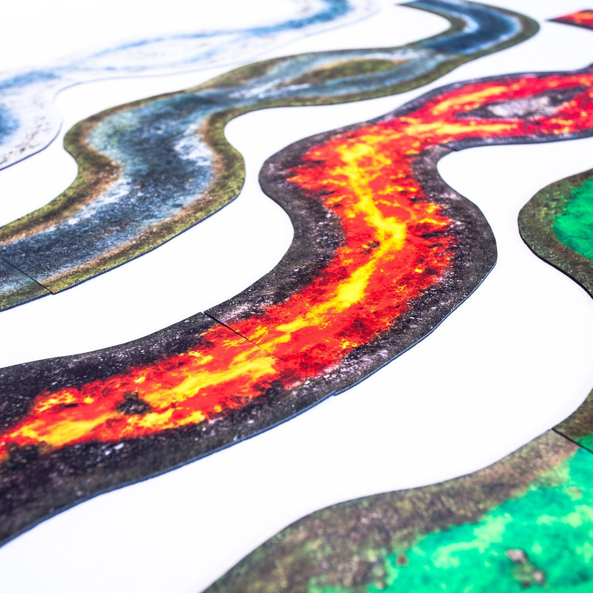 2D Rivers and Roads