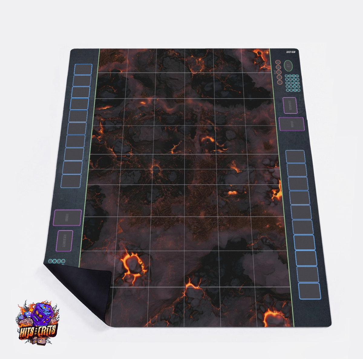 StarCraft TMG Battle Mat 54"x48" / 137x122 cm – Koprulu Battlegrounds – Ashes of Char (bird-view)