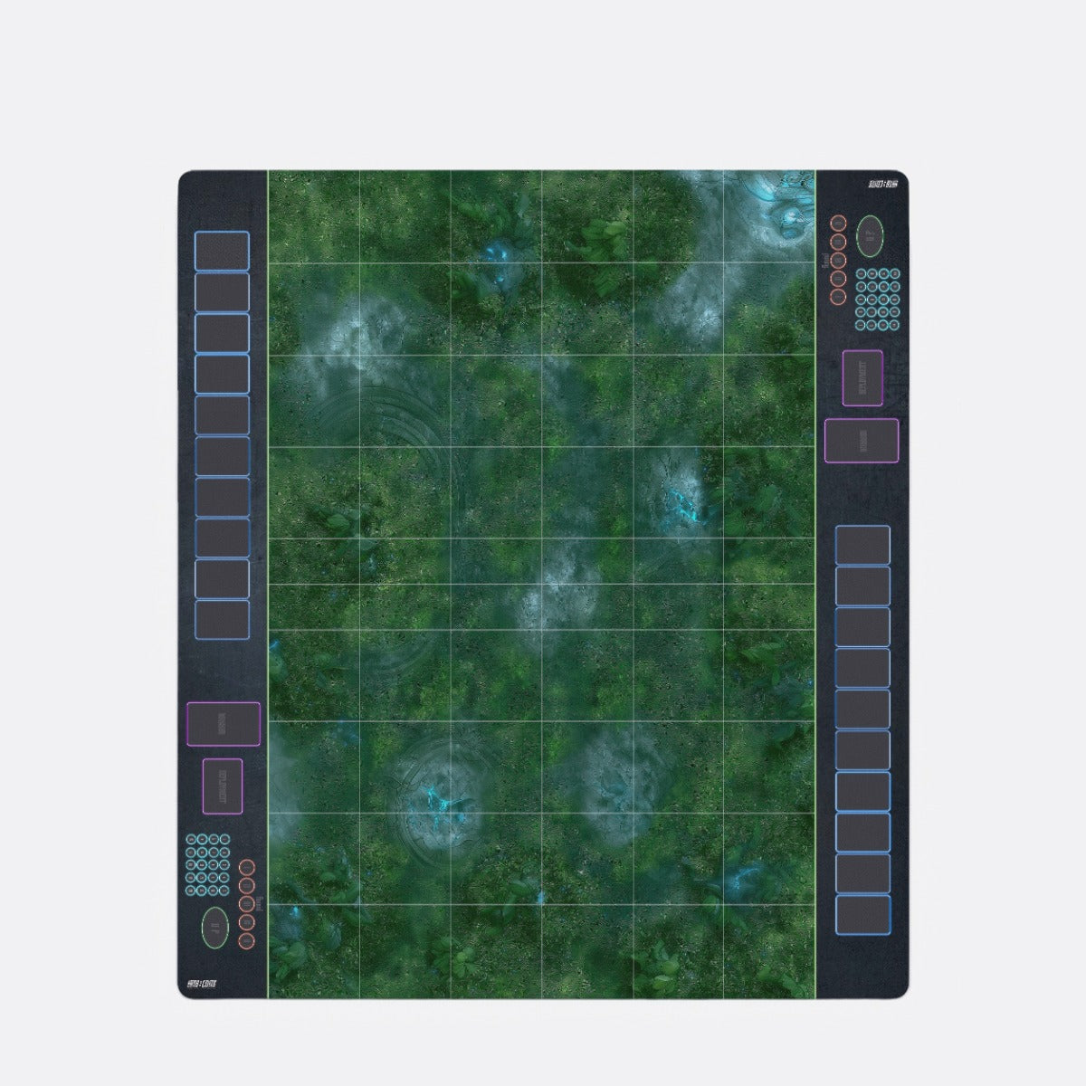 StarCraft TMG Battle Mat 54"x48" / 137x122 cm – Koprulu Battlegrounds – Veins of Aiur (top-view)