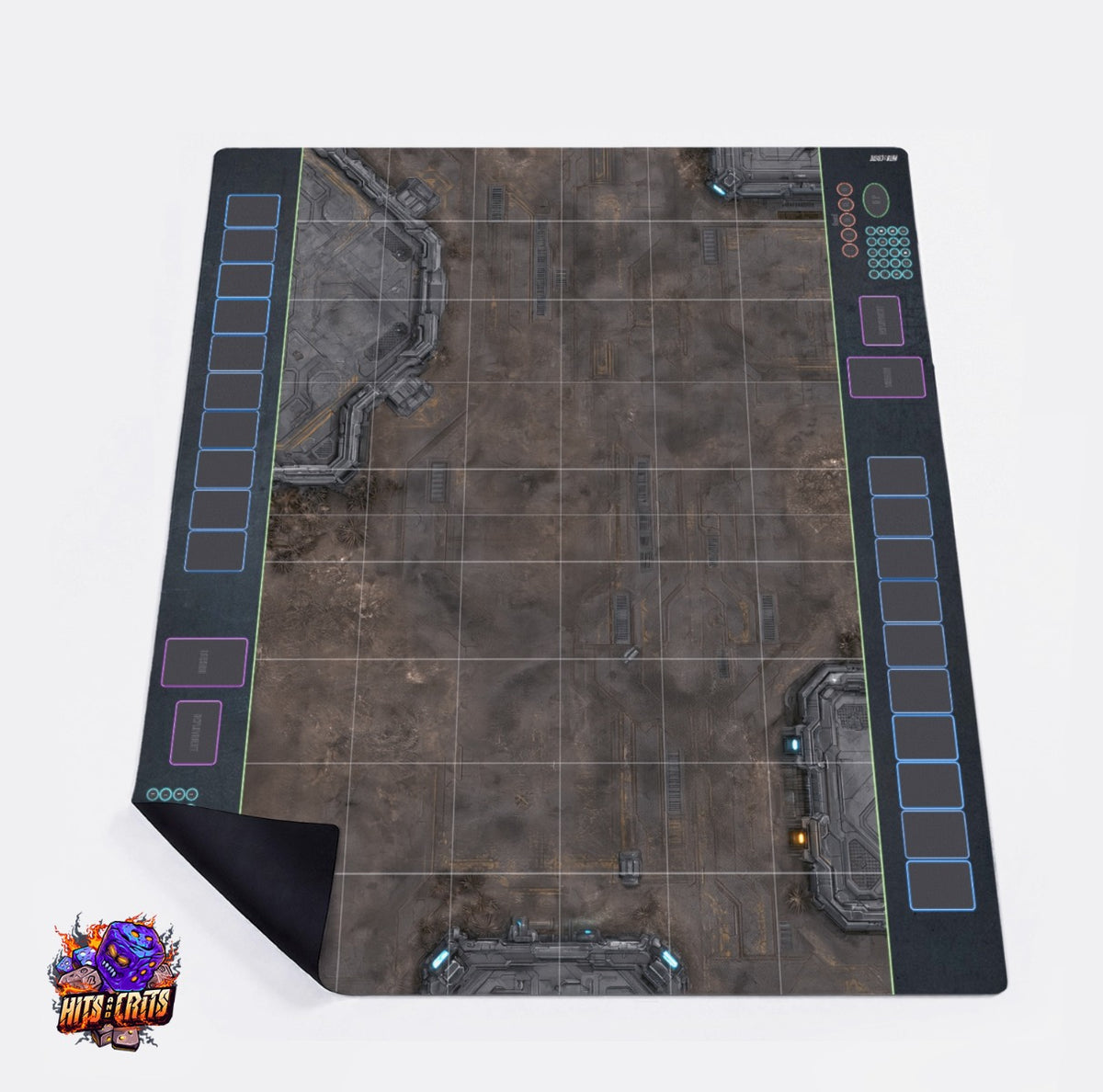 StarCraft TMG Battle Mat 54"x48" / 137x122 cm – Koprulu Battlegrounds – Outpost Korhal (bird-view)
