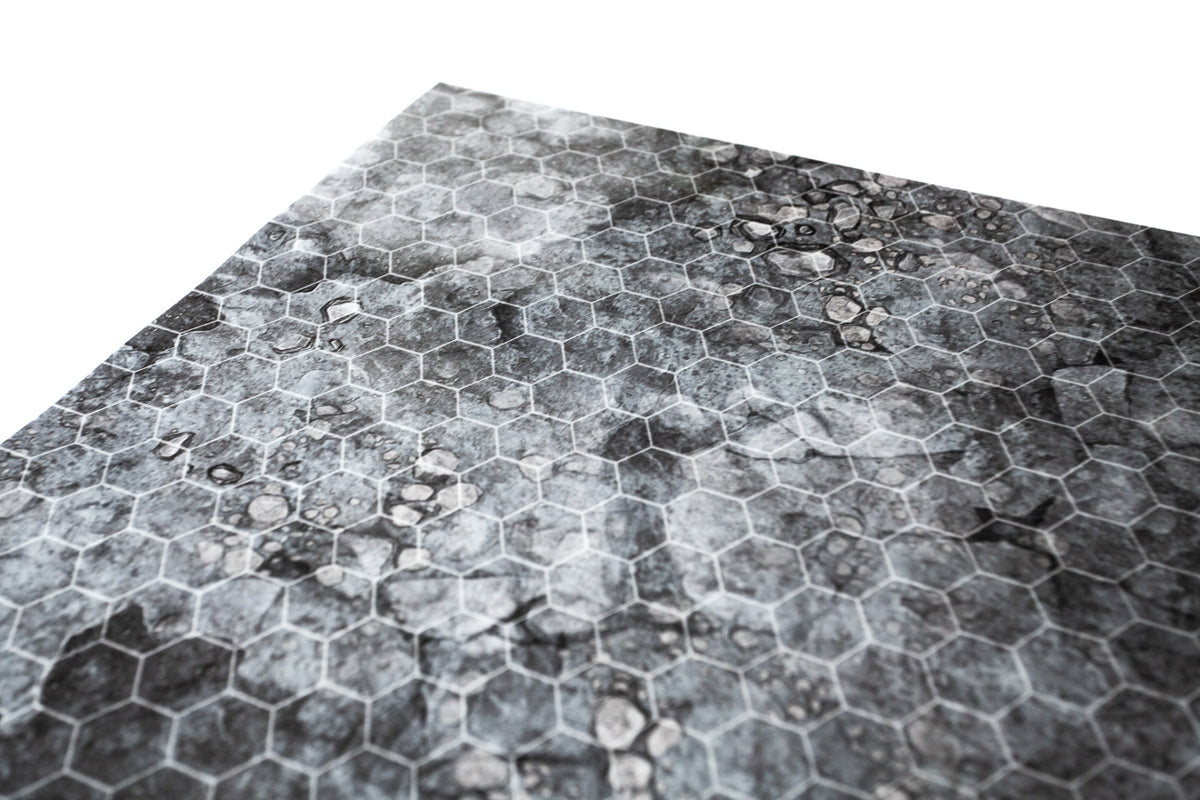Dungeon dry-erase RPG mat 80x80 cm with hexagonal grid