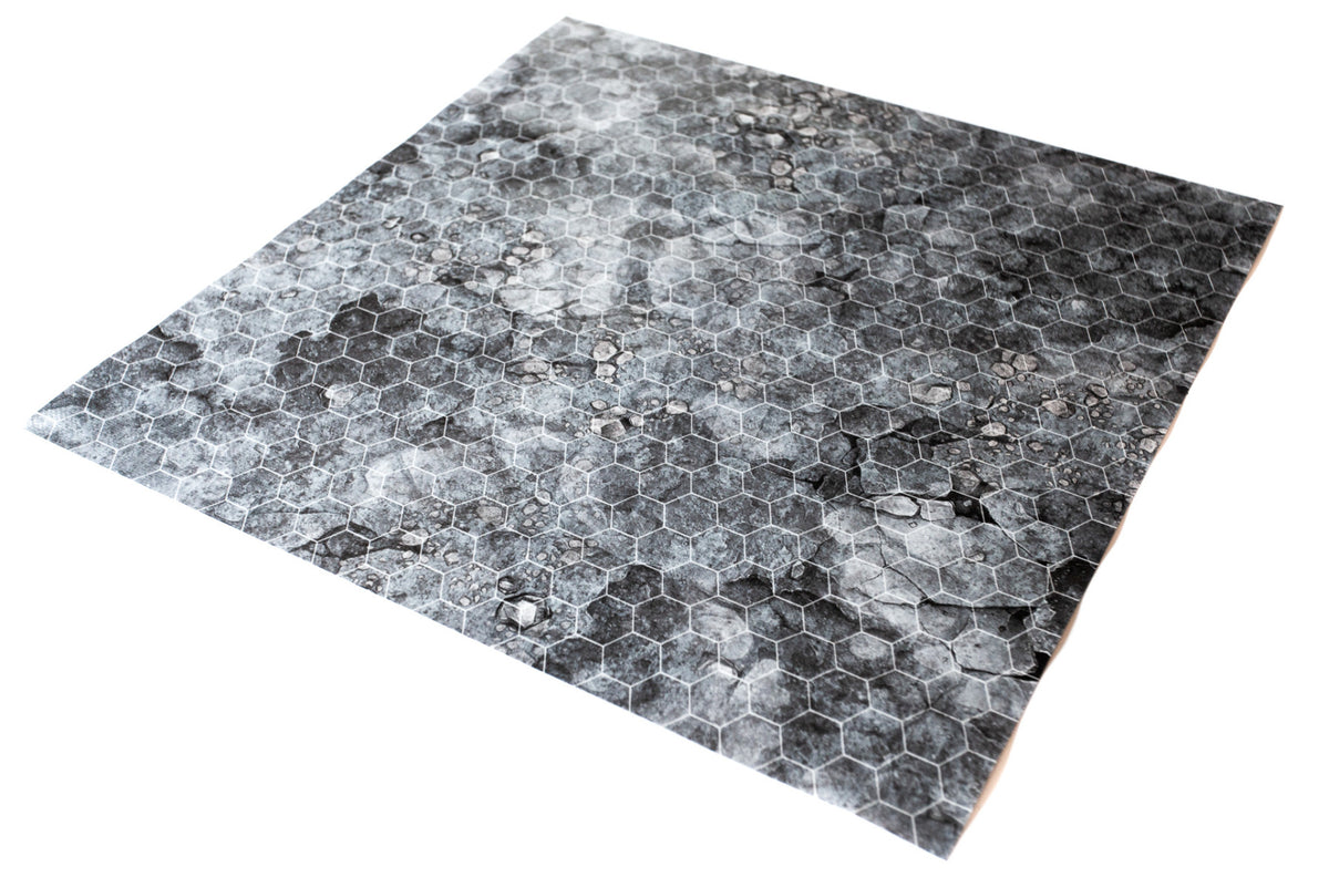 Dungeon dry-erase RPG mat 80x80 cm with hexagonal grid