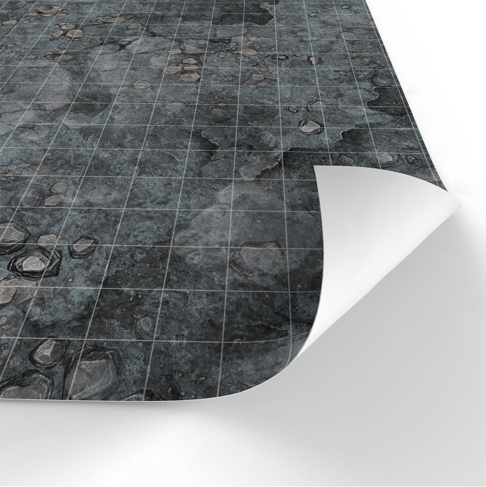 Dungeon dry-erase RPG mat 50x50 cm with square grid