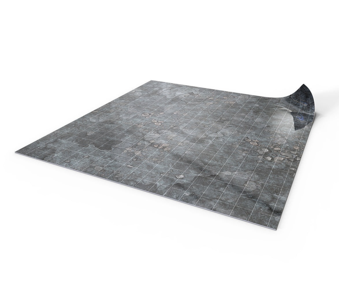 Dungeon dry-erase RPG mat 50x50 cm with square grid