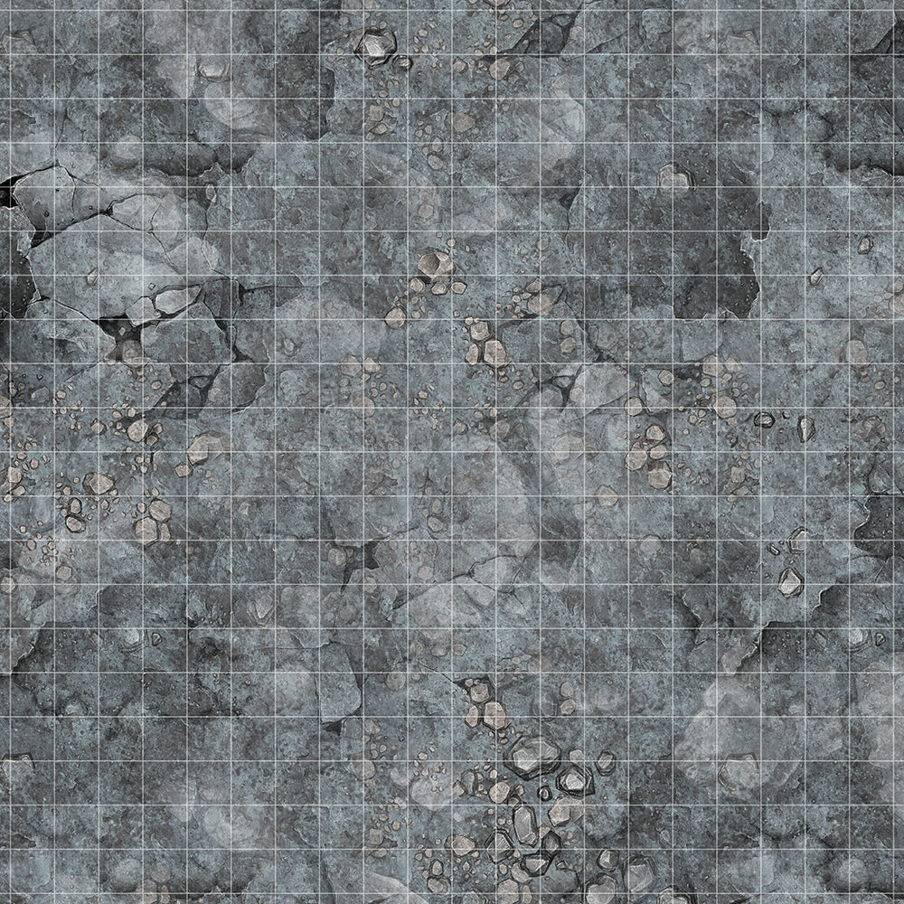 Dungeon dry-erase RPG mat 50x50 cm with square grid