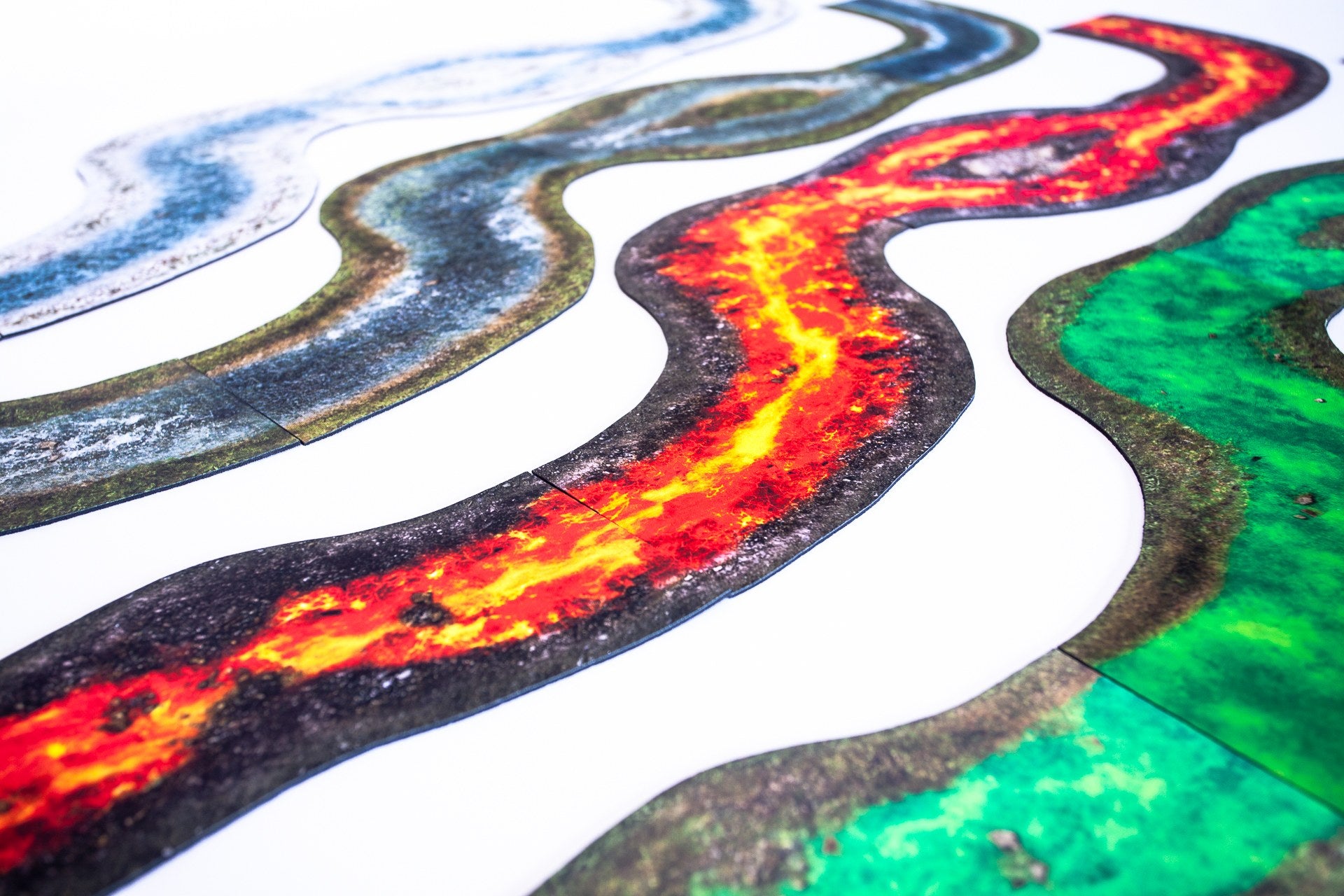 2D Rivers and Roads