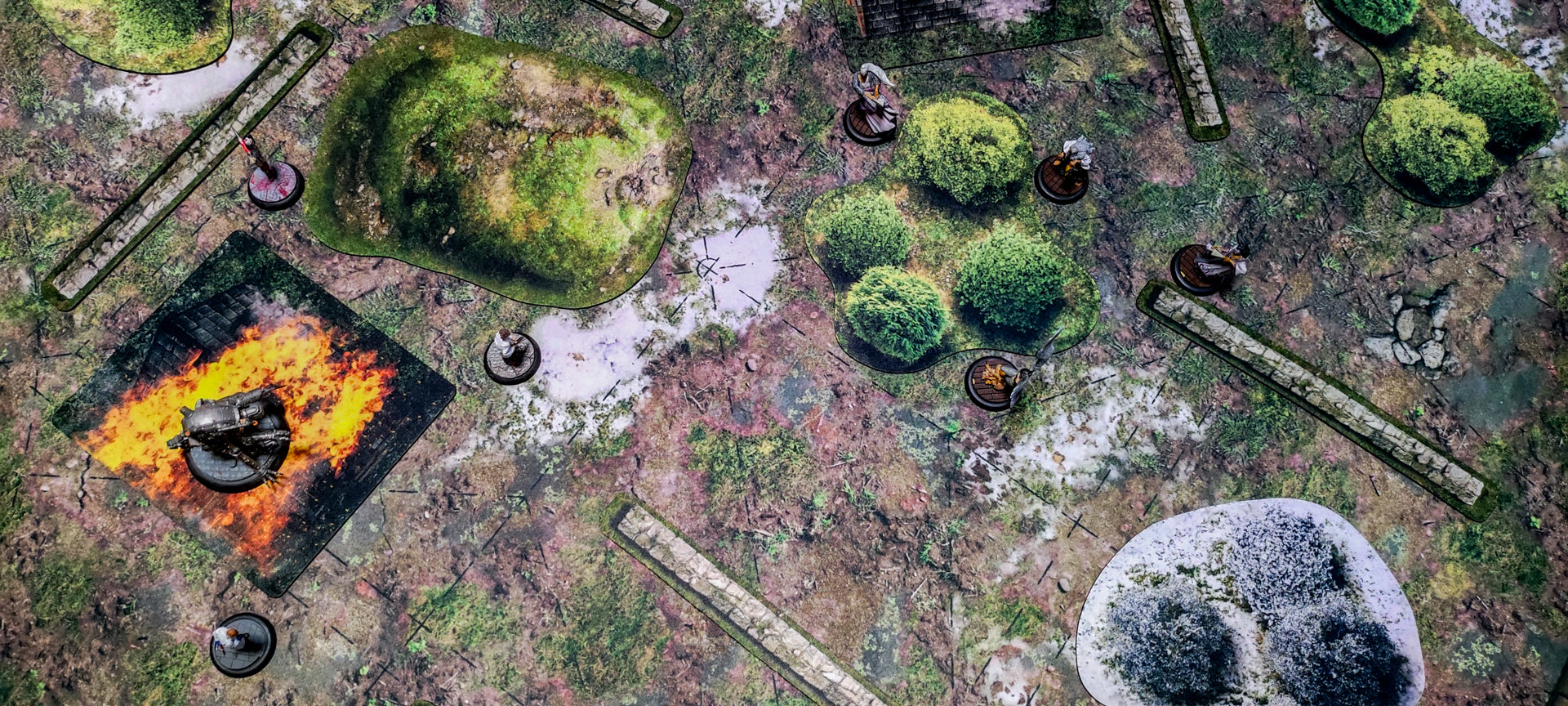 Mats compatible with Malifaux