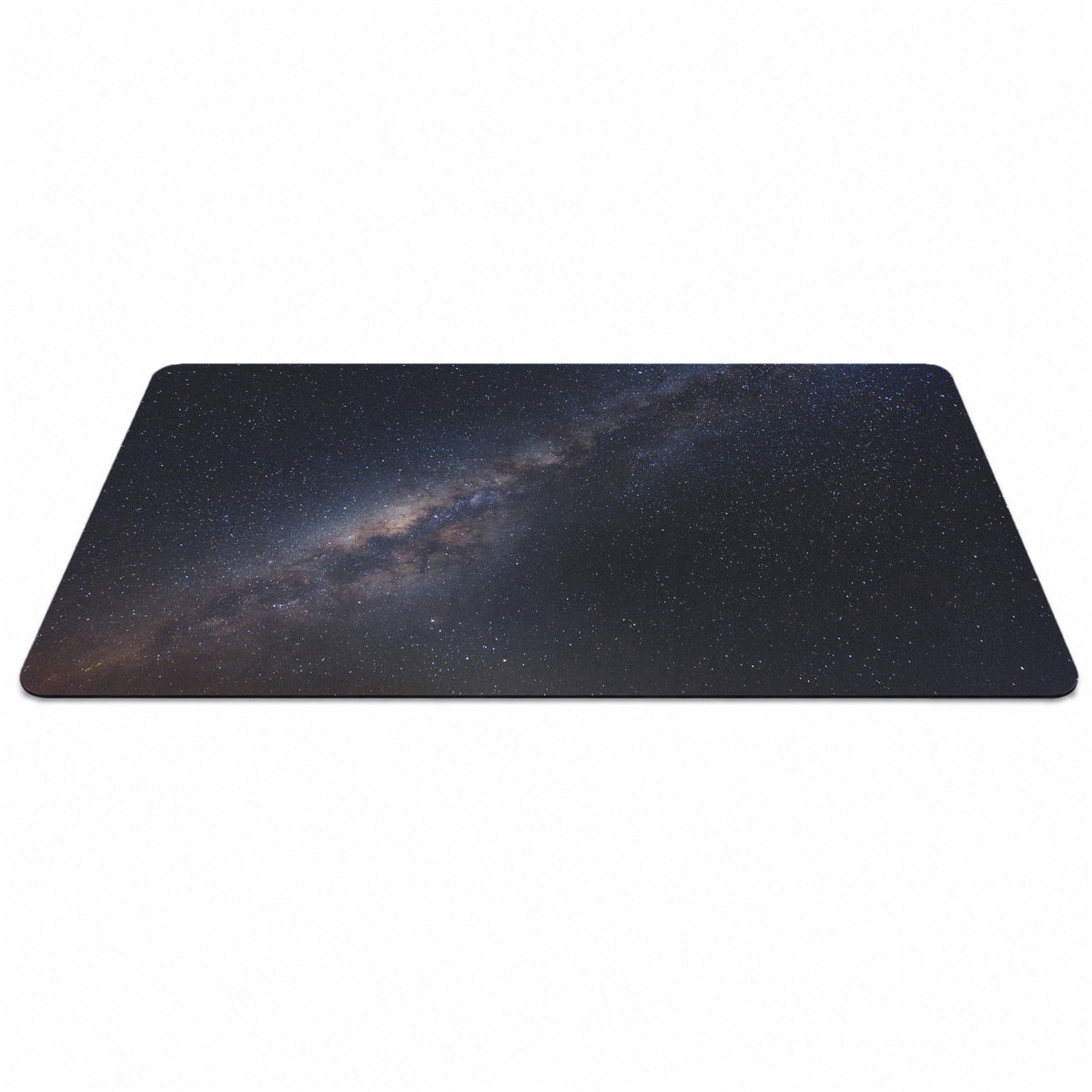 Card game rubber mat galaxy space bird view