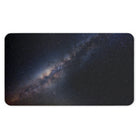 Card game rubber mat galaxy space roll top view