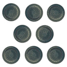 Natural Seal rubber objective markers for Age of Sigmar & Warhammer 40K, 7.6 inches – full view 2
