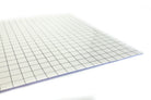 White dry-erase RPG mat 50x50 cm with square grid