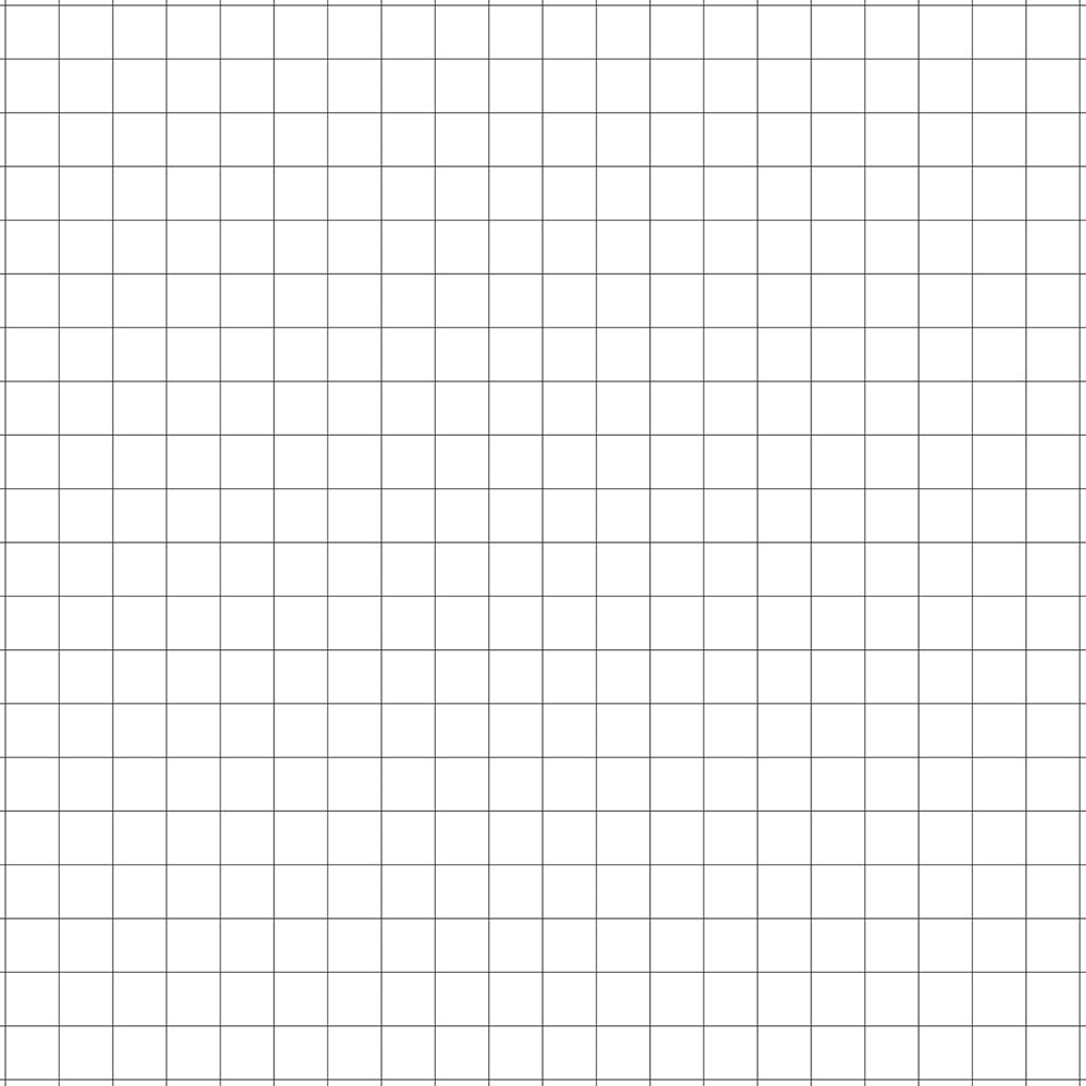 White dry-erase RPG mat 50x50 cm with square grid