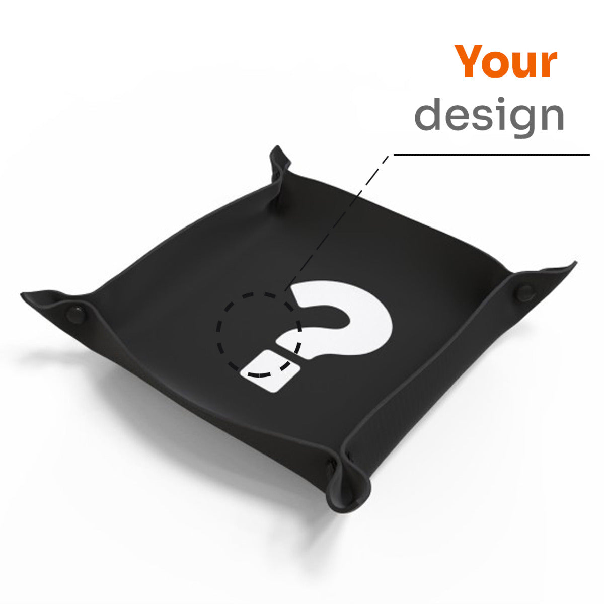 Customized dice tray - 22x22 cm