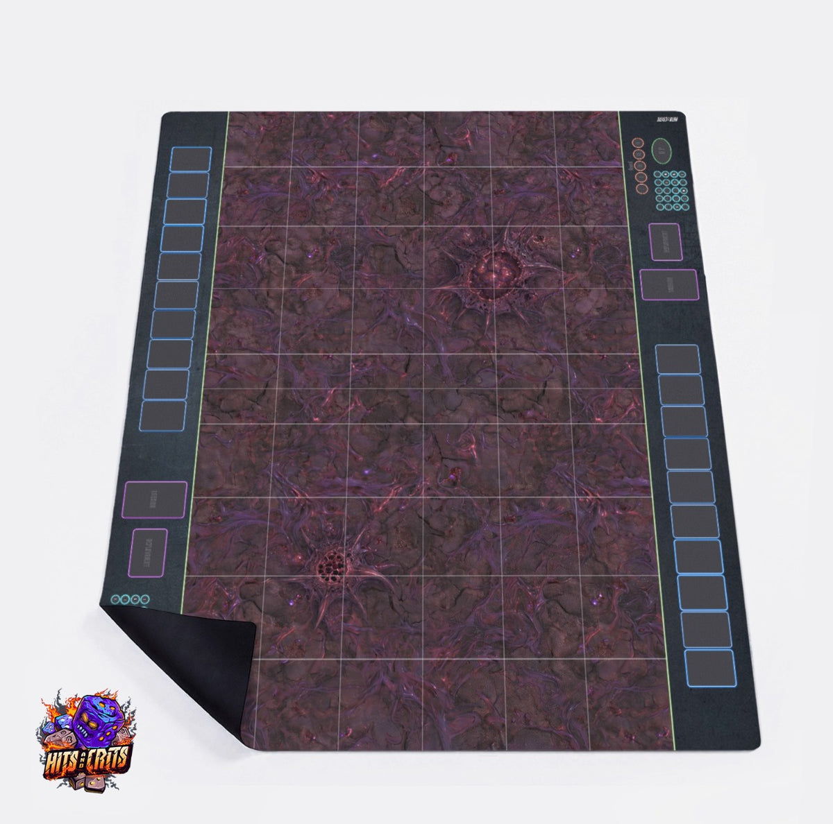 StarCraft TMG Battle Mat 54"x48" / 137x122 cm – Koprulu Battlegrounds – Zerus Broodlands (bird-view)