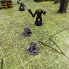 Grass dry-erase RPG mat 50x50 cm with square grid