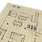 Papyrus dry-erase RPG mat 50x50 cm with square grid