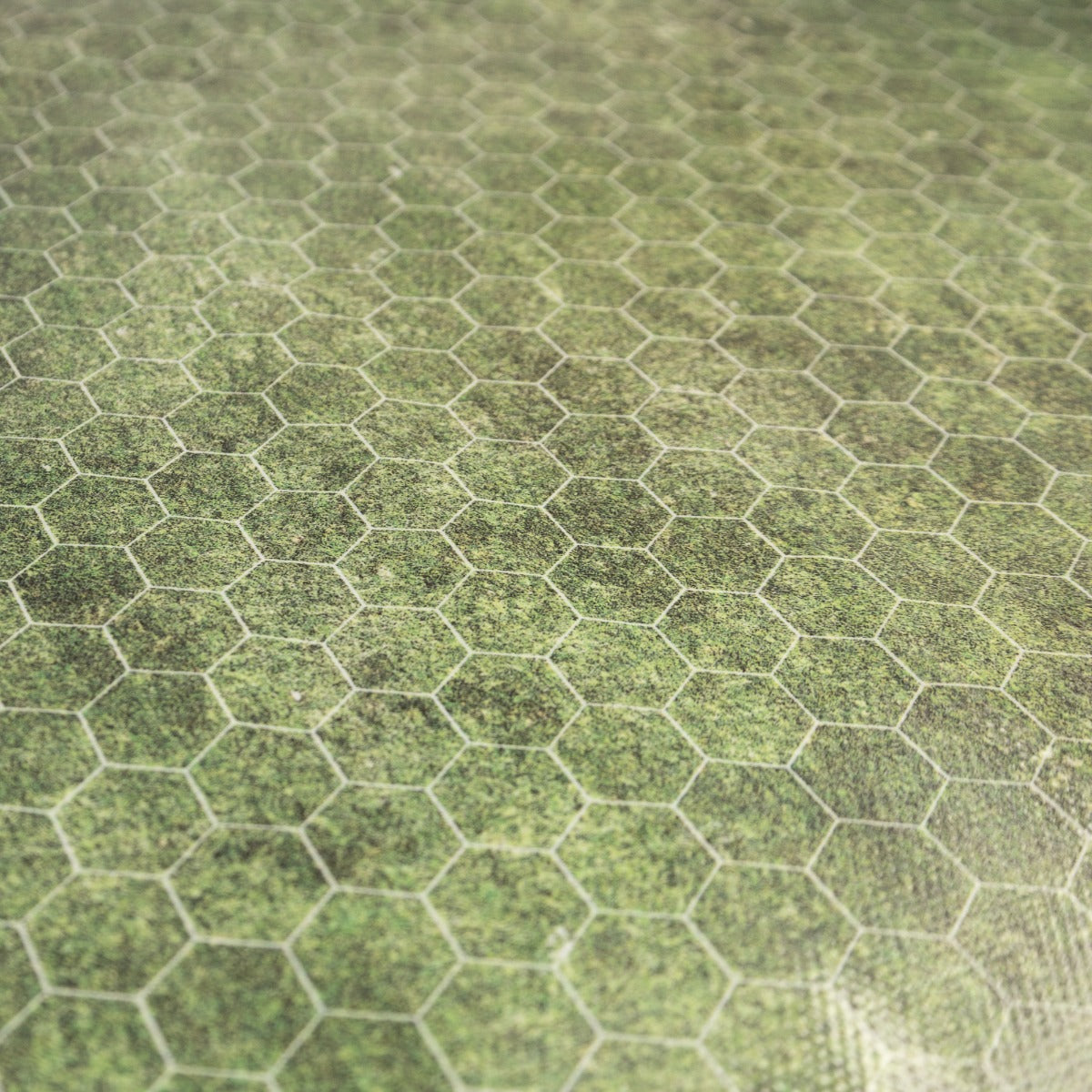 Grass dry-erase RPG mat 80x80 cm with hexagonal grid