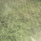 Grass dry-erase RPG mat 80x80 cm with hexagonal grid