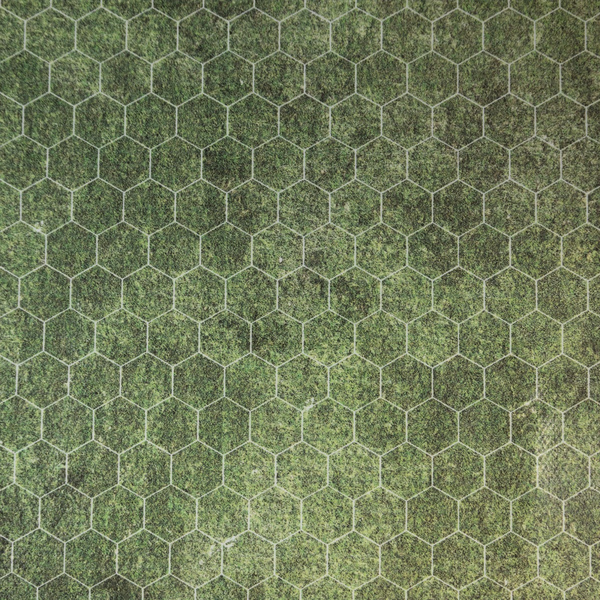 Grass dry-erase RPG mat 80x80 cm with hexagonal grid