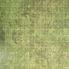 Grass dry-erase RPG mat 80x80 cm with square grid
