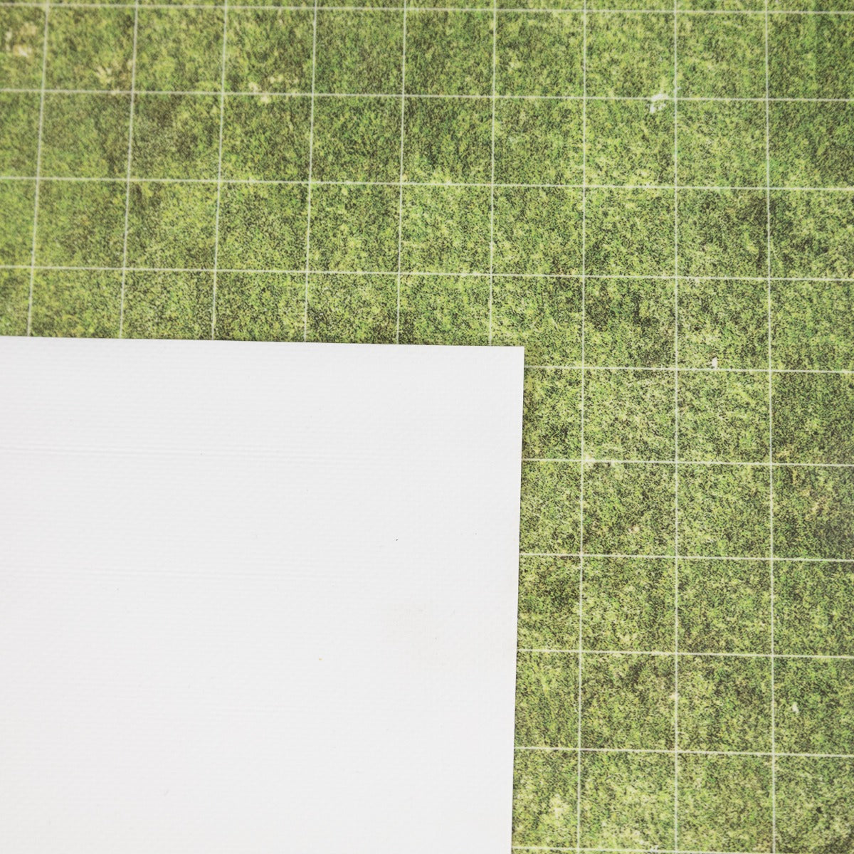 Grass dry-erase RPG mat 80x80 cm with square grid