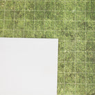 Grass dry-erase RPG mat 80x80 cm with square grid