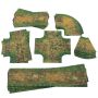 Muddy roads - 2D Road set (width 7,6 cm / 3")