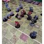 Pitch 35.5" x 27.5" / 90cm x 70cm - single-sided rubber mat compatible with Blood Bowl / Blood Bowl 7s
