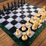 Rubber mat for Chess/Checkers 36x36 cm / 14,2"x14,2" - Marble