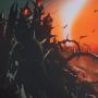 Thorn Kingdom - 24 "x14" / 61x35.5 cm - rubber mat for card games