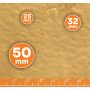 Sandy Desert 72”x36” / 183x91,5 cm - single-sided rubber mat