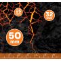 Lava Fields 48”x48” / 122x122 cm - single-sided rubber mat