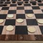 Rubber mat for Chess/Checkers 36x36 cm / 14,2"x14,2" - Wooden