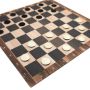 Rubber mat for Chess/Checkers 36x36 cm / 14,2"x14,2" - Wooden
