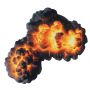 Rubber 2D terrain set - Explosions