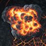 Rubber 2D terrain set - Explosions