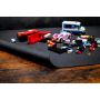 Universal black mat in size 120 x 80 cm dedicated to board games