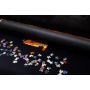 Universal black mat in size 120 x 80 cm dedicated to board games