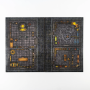 Western & Steampunk RPG Book - 18 A3 dry-erase battle maps for RPG sessions - square grid