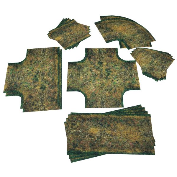 Muddy roads - 2D Road set (width 16,2 cm / 6,3")