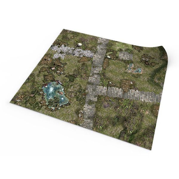 Treasure Land 48”x48” / 122x122 cm - mat for wargames