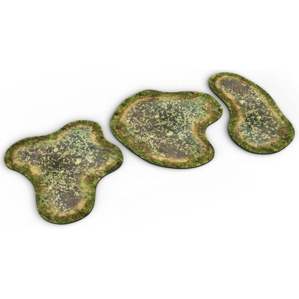 Rubber 2D terrain set - Swamp