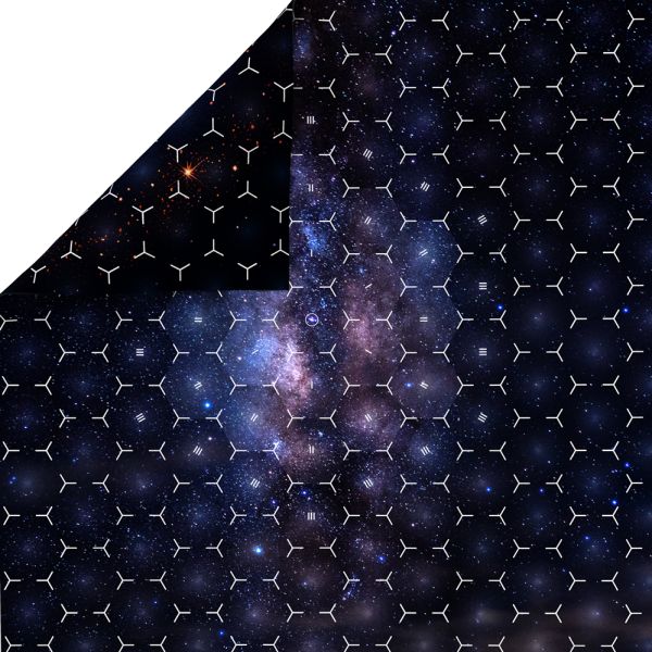 Double-sided rubber mat compatible with Eclipse  33,5” x 33,5” / 85 cm x 85 cm 
