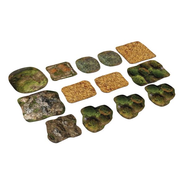 Tournament 2D terrains set compatible with Saga