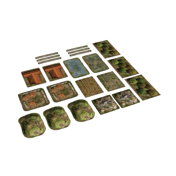 Tournament 2D terrains set compatible with the 9th Age
