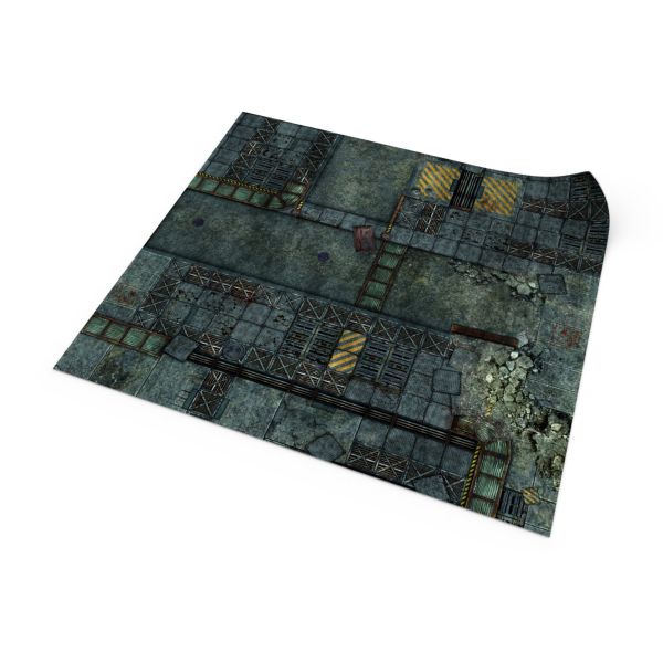 Fallen City 36”x36” / 91,5x91,5 cm - mat for wargames