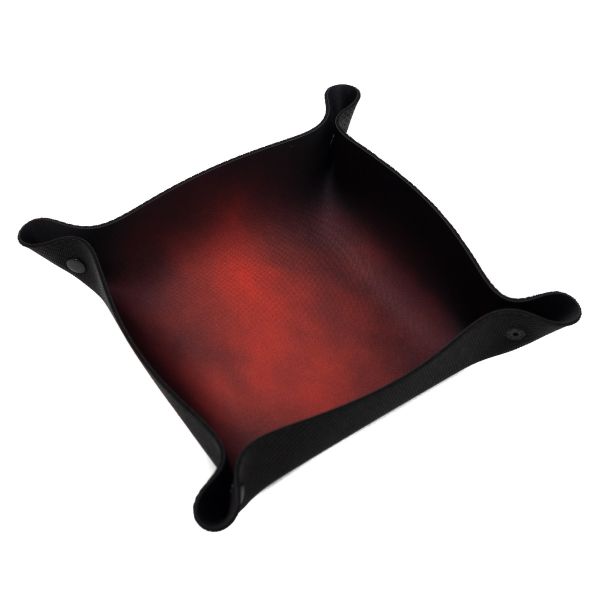 Dice Tray - Red Smoke 22x22 cm