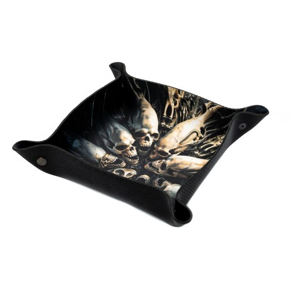 Dice Tray - Skulls 22x22cm