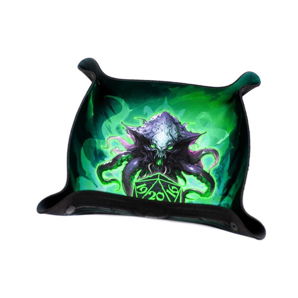 Deep Terror - Premium Dice Tray glowing in the dark