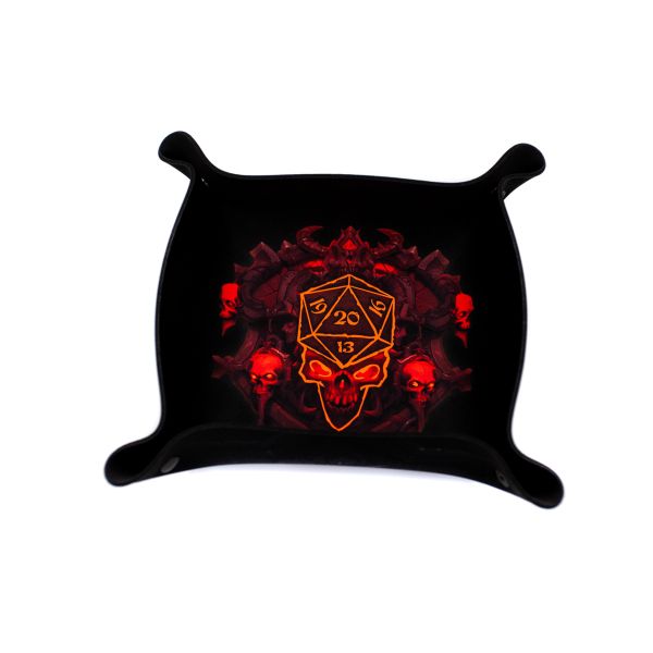 Summoning Ritual - Premium Dice Tray glowing in the dark